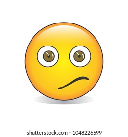 Confused Emoji Vector