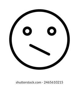 Confused emoji vector design, ready to use
