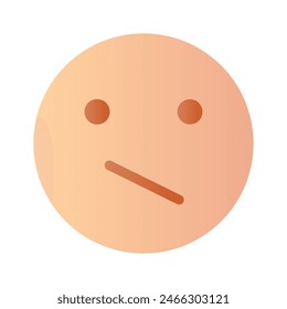 Confundido diseño de Vector emoji, listo para usar