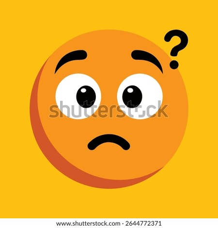Confused Emoticon with Raised Eyebrow
