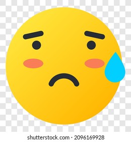 confused emoticon vector colorfull yellow gradient