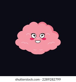 confused expression face brain cartoon
