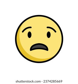 Konfektionierte Vektorgrafik-Emoticon-Gesichtserkennung