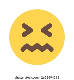 Confused face illustration for apps websites and digital content