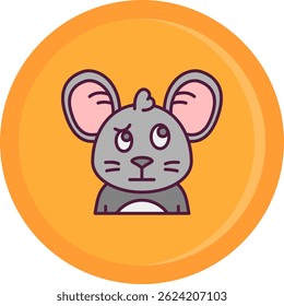 Confused Line vector Icon Design
