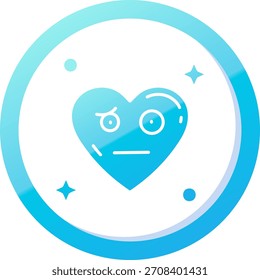 Diseño de icono de Vector de línea confusa