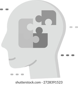 Diseño de icono de Vector de línea confusa