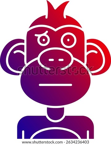 Confused Line vector Icon Design