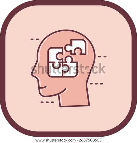 Confused Line vector Icon Design