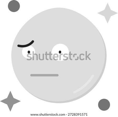 Confused Line vector Icon Design