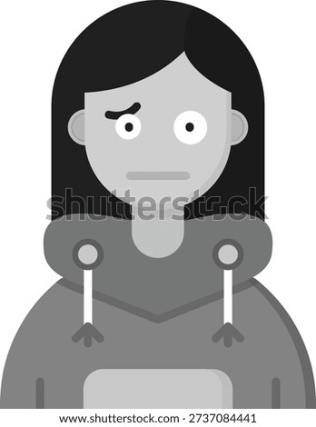 Confused Line vector Icon Design