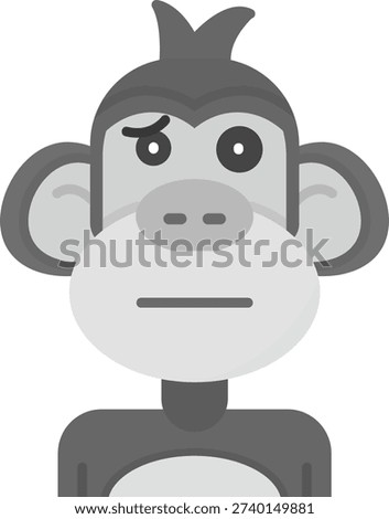 Confused Line vector Icon Design