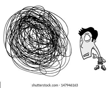 Confused man