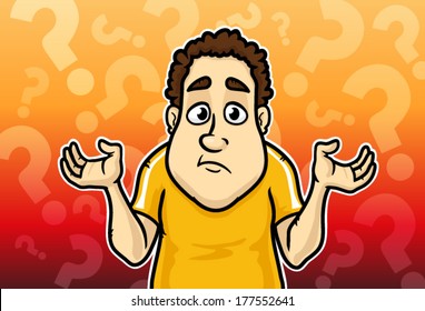 Confused Man Cartoon Stock Illustrations, Images & Vectors | Shutterstock