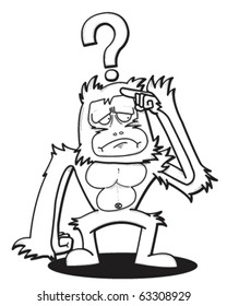 confused orangutan