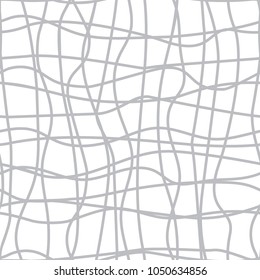 Confusing lines watermark abstract seamless pattern. Vector illustration.