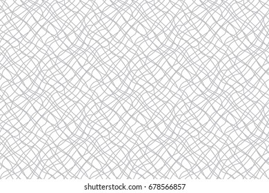 Confusing lines watermark abstract seamless pattern. Vector illustration.