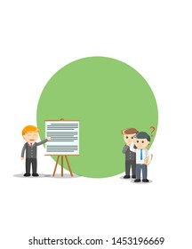 Confusing Presentation, Information vector illustration
