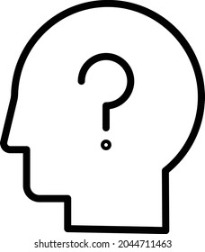 Confusion Isolated Vector icon which can easily modify or edit

