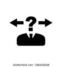 Confusion Problem Icon.question,info,uncertain (vector Illustration)