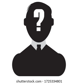 Confusion and question icon Icon. vector graphics designs