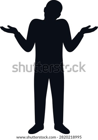 Confusion uncertainty doubt indecision questioning clueless shrug.