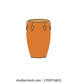conga color illustration icon on white background