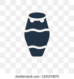 Conga vector icon isolated on transparent background, Conga transparency concept can be used web and mobile