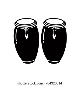 congas percussion icon vector