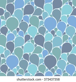 Congested balloons background. Seamless pattern.Vector.