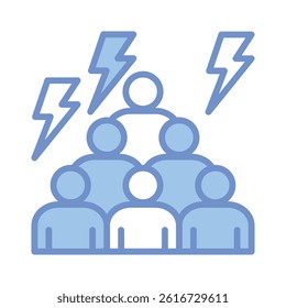 Congestion Icon Element For Design