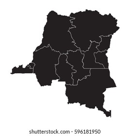 Congo DR - map