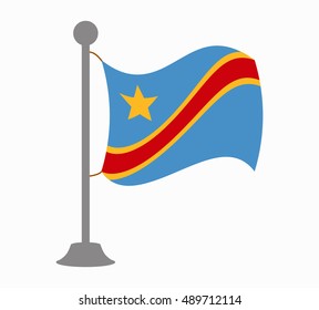 congo flag mast