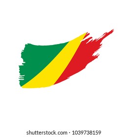 Congo flag, vector illustration
