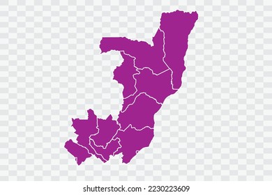 Congo Map pink Color on White Background quality files Color (a50099) png