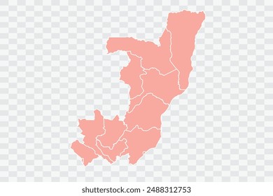 Congo Map salmón Color Archivos de calidad de fondo png