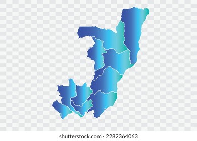 Congo Map teal blue Color Background quality files png