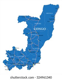 Congo Republic Map