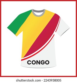 Congo Republic Shirt Design and Flag Shirt Design