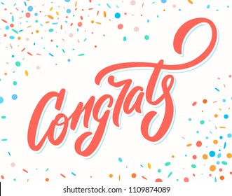 ¡Felicitaciones! Cartel de felicitaciones.