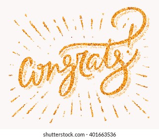 Congrats! Congratulations card.