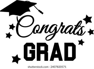 Congrats Grad Digital EPs Vector graphics File