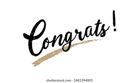 Congrats. Congrats Text Vector. Congratulations collection. Congratulation vector illustration