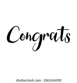 Congrats Word Vector Stock Vector (Royalty Free) 1061414930 | Shutterstock