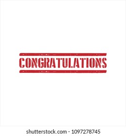 Congratulation banner business icon logo