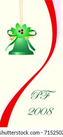 Congratulation card to Christmas and New year