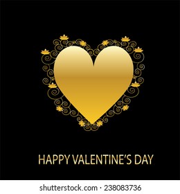 Congratulation card for Valentine's day