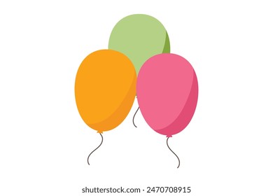 Congratulation Element Flat Sticker Design