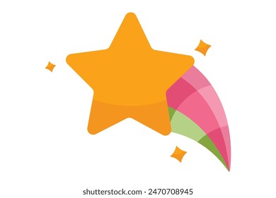 Congratulation Element Flat Sticker Design