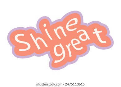 Congratulation Element Flat Sticker Design